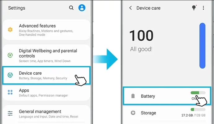 نحوه تنظیم شارژ سریع روی گوشی موبایل