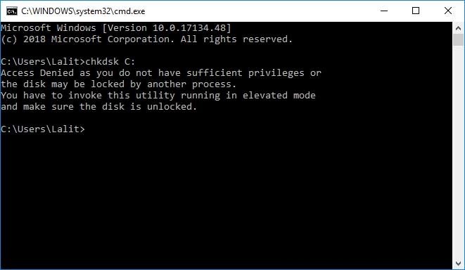 بررسی و تعمیر دیسک با اجرای CHKDSK در ویندوز 10، 8 و 7