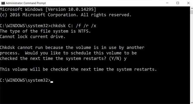 بررسی و تعمیر دیسک با اجرای CHKDSK در ویندوز 10، 8 و 7
