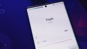 نحوه خالی کردن سطل زباله در گوشی های سامسونگ