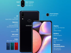 بررسی ویژگی‎های گوشی Samsung Galaxy A10s