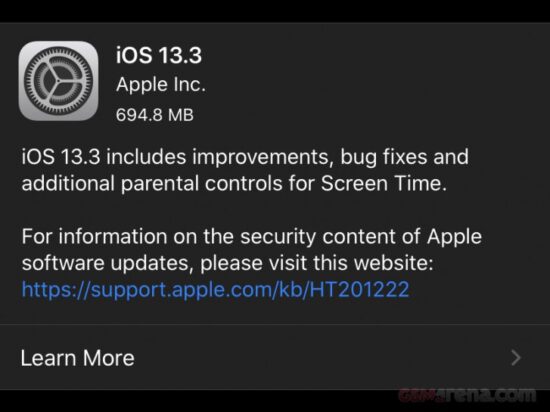 بررسی بروزرسانی iOS 13.3 بررسی بروزرسانی iOS 13.3