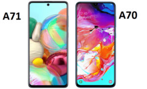 مقایسه سامسونگ گلکسی A70 با A71