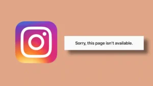 ارور page isn't available right now اینستاگرام