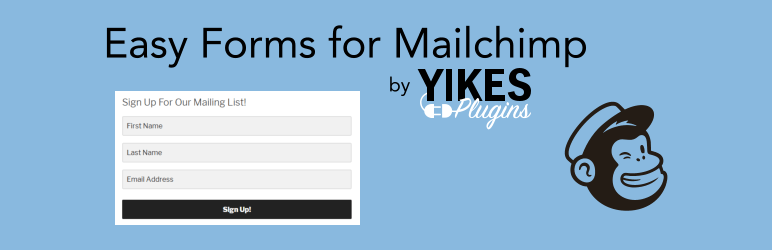 Mailchimp - افزونه ساخت فرم دریافت ایمیل با Easy Forms for MailChimp