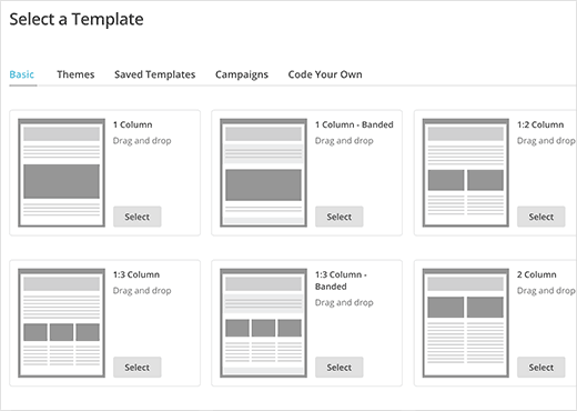 mailchimp email templates