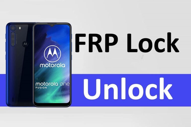 آموزش تصویری حذف FRP موتورولا Motorola One Fusion