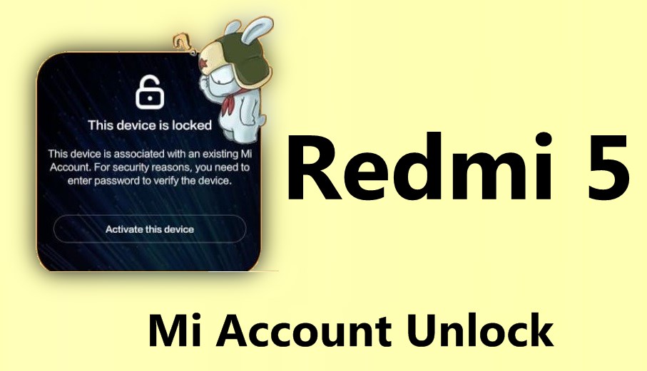 mi account Redmi 5