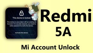 فایل حذف می اکانت شیائومی Redmi 5A