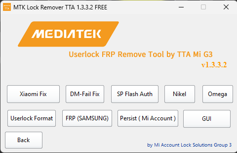 دانلود رایگان نرم افزار MTK Lock Remover TTA 2024