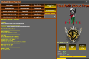 دانلود رایگان HaaFedk iCloud Tool Free 3.6 2024