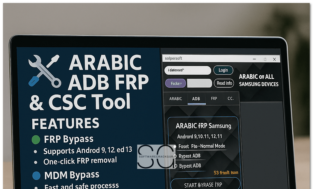 نرم افزار ARABIC ADB FRP & CSC Tool فعال شده